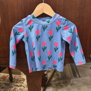 Hanna Andersson Floral Long Sleeve Rashguard